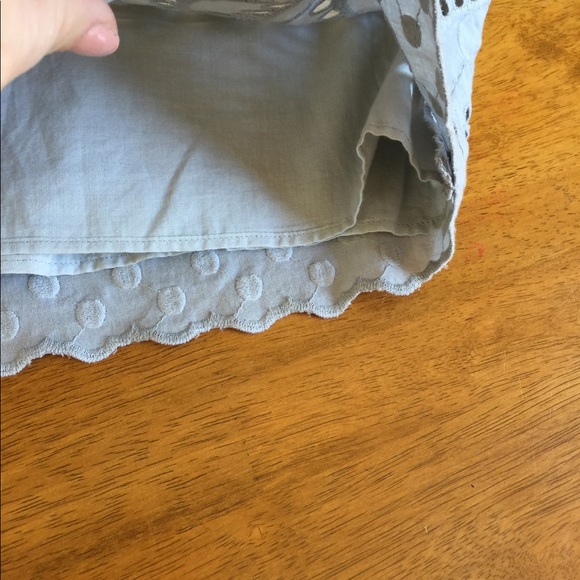 [J. Crew]light grey boho shorts, size 6 - Picture 4 of 5